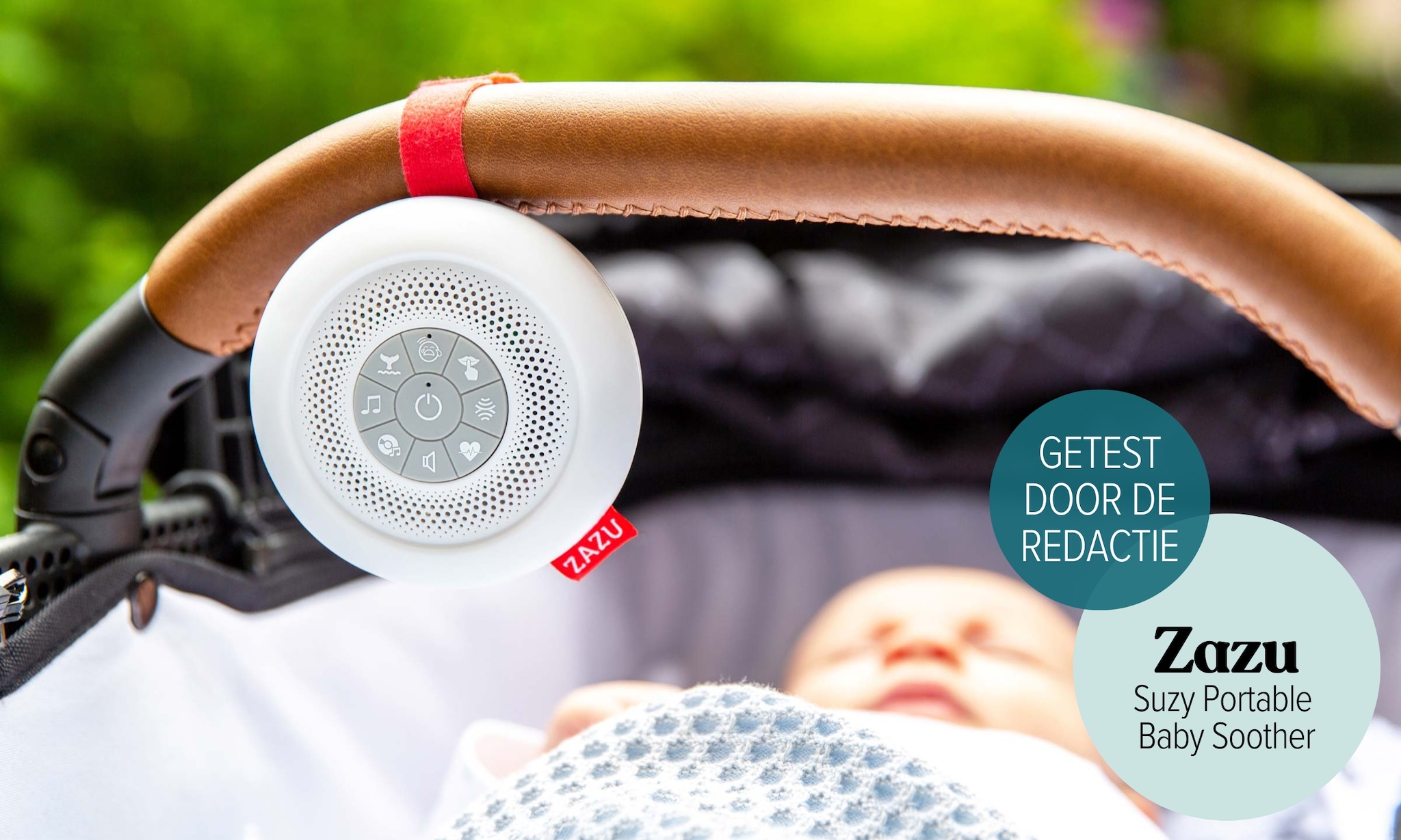 Zazu Suzy Portable Baby Soother white noise Zazu