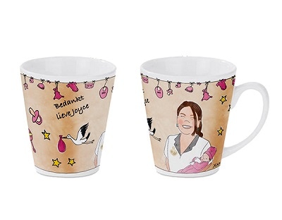 gepersonaliseerde mok kraamhulp Mik&amp;Mok
