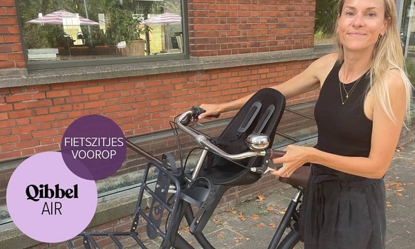 Qibbel Air fietsstoeltje voorop Ouders van Nu
