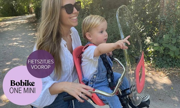 Bobike One Mini fietszitje voorop Ouders van Nu