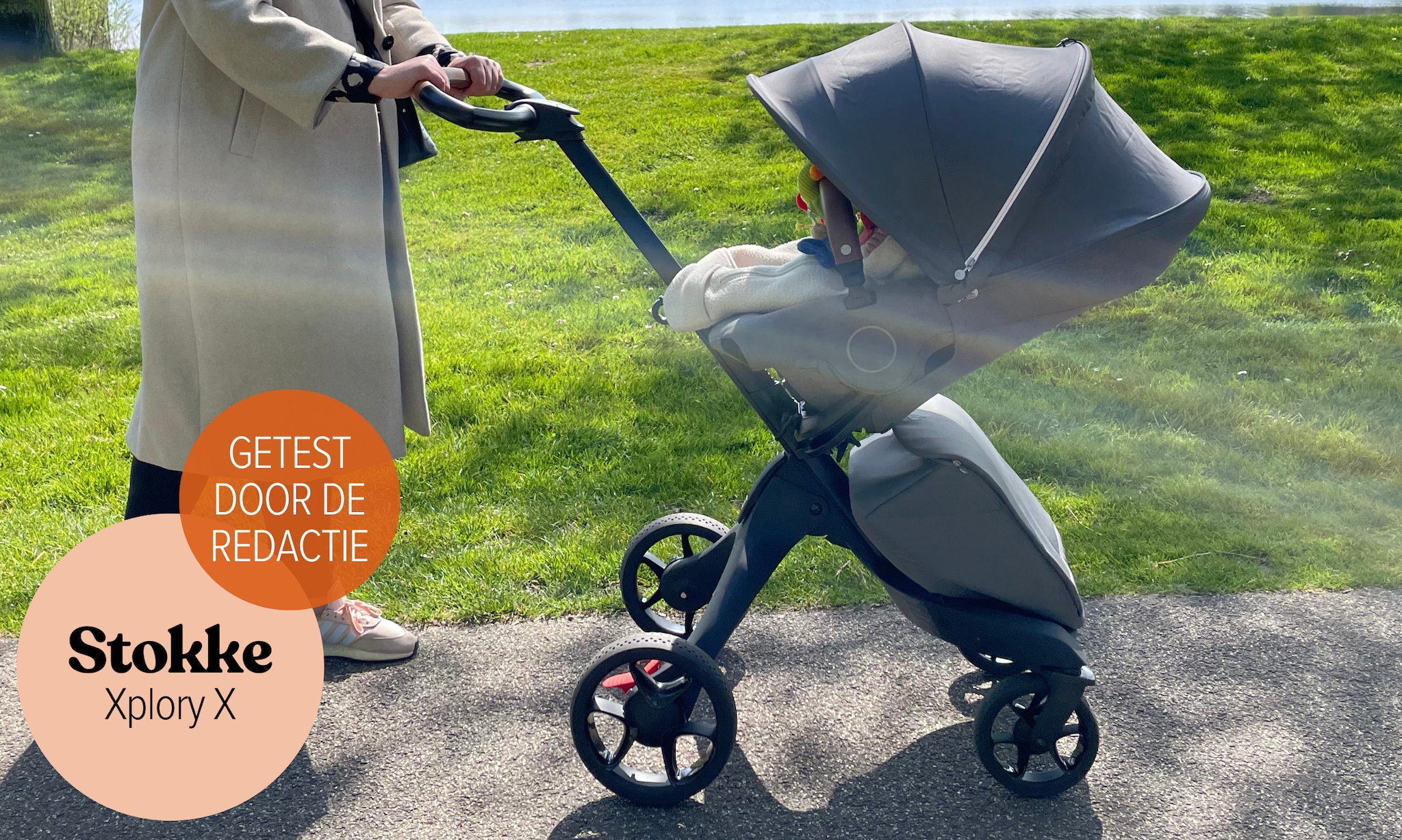 Linsey achter de Stokke Xplory X kinderwagen Ouders van Nu