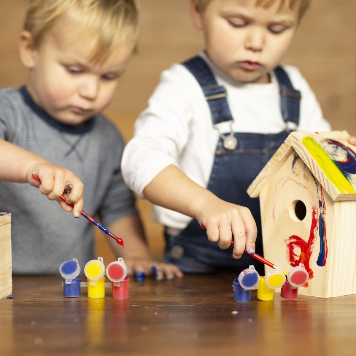 vogelhuisje beschilderen Esschert Design
