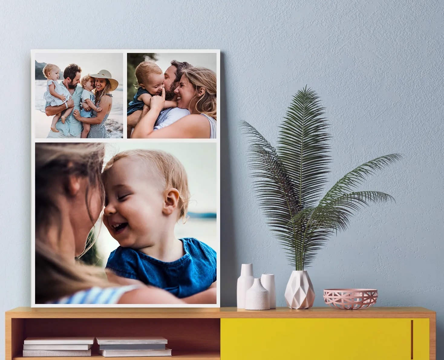 geboortekaartje laten afdrukken als foto op aluminium Albelli