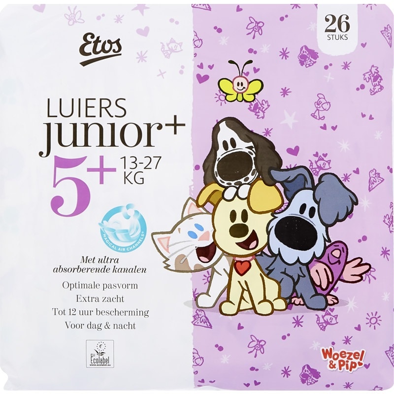 Etos luiers junior+ Etos