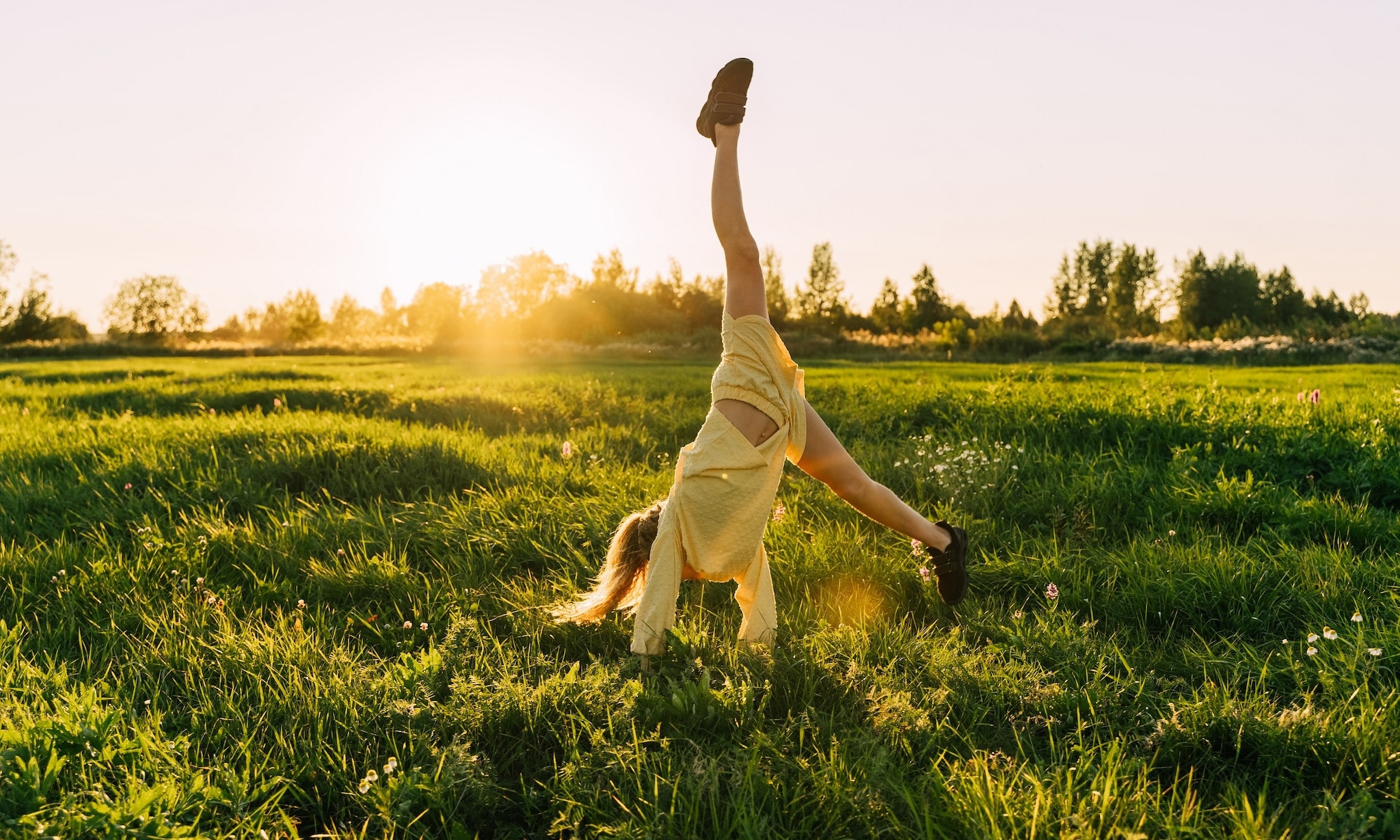 Kind spelen in natuur Getty Images