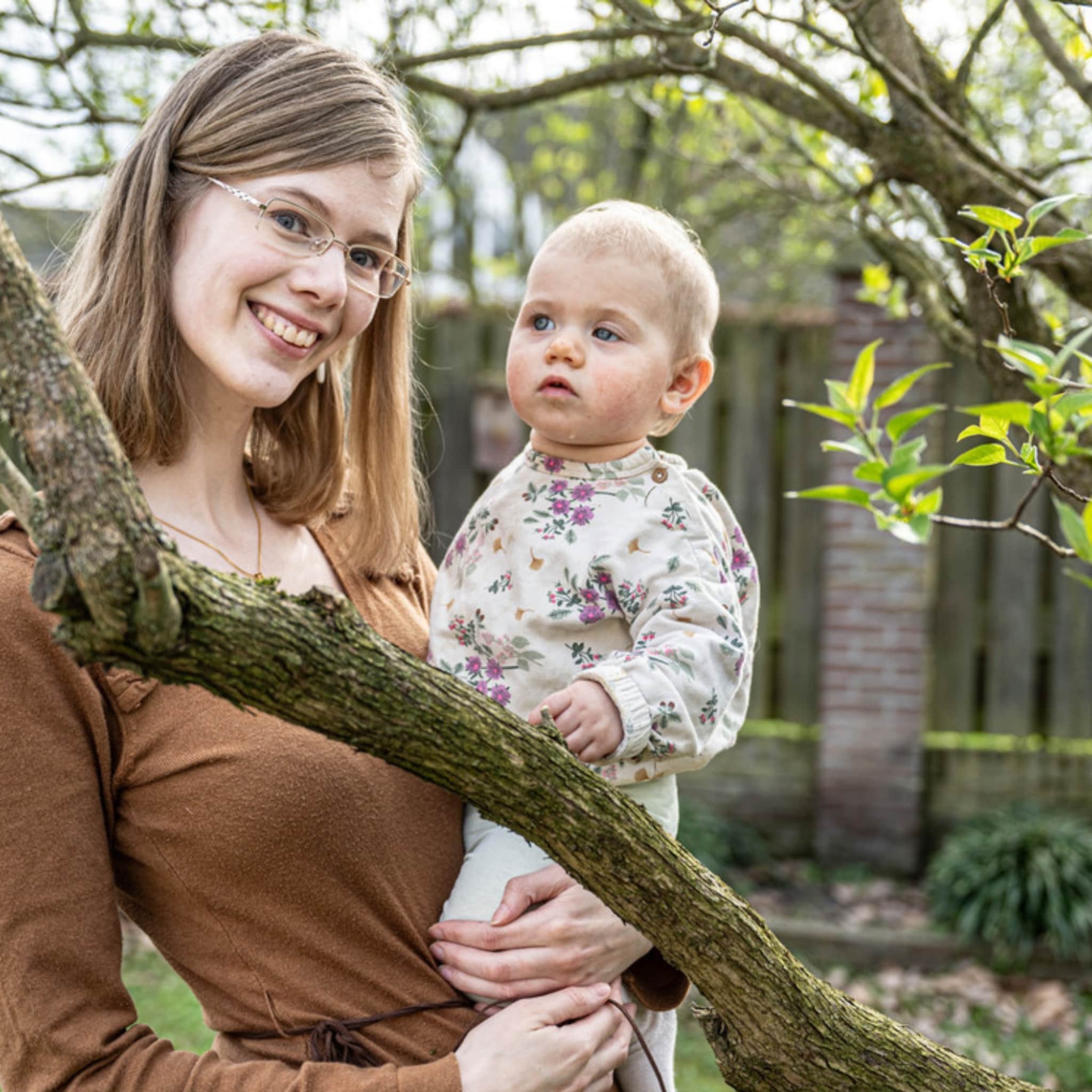 dianne houdt haar baby thuis van de opvang uit angst voor mazelen ze is nog niet beschermd