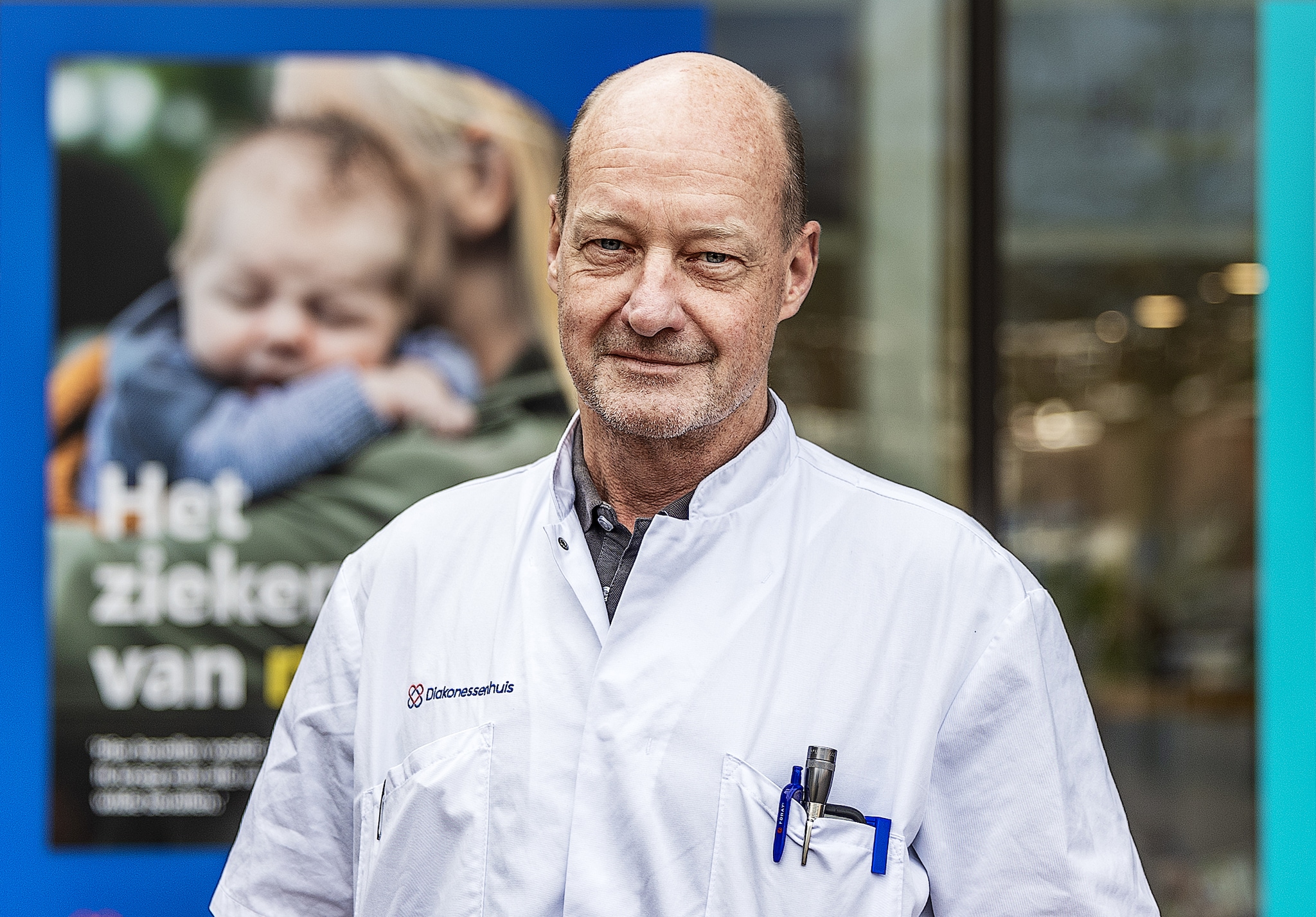 Kinderarts Mark Hoetjer van het Diakonessenhuis in Utrecht. fotograaf: Angeliek de Jonge