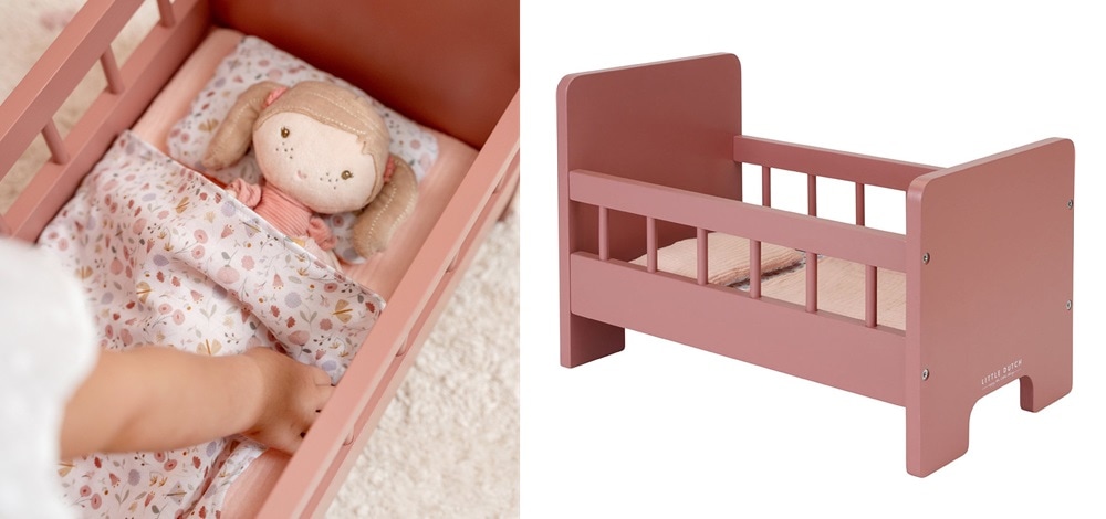 poppenbedje voor rollenspel speelgoed Little Dutch