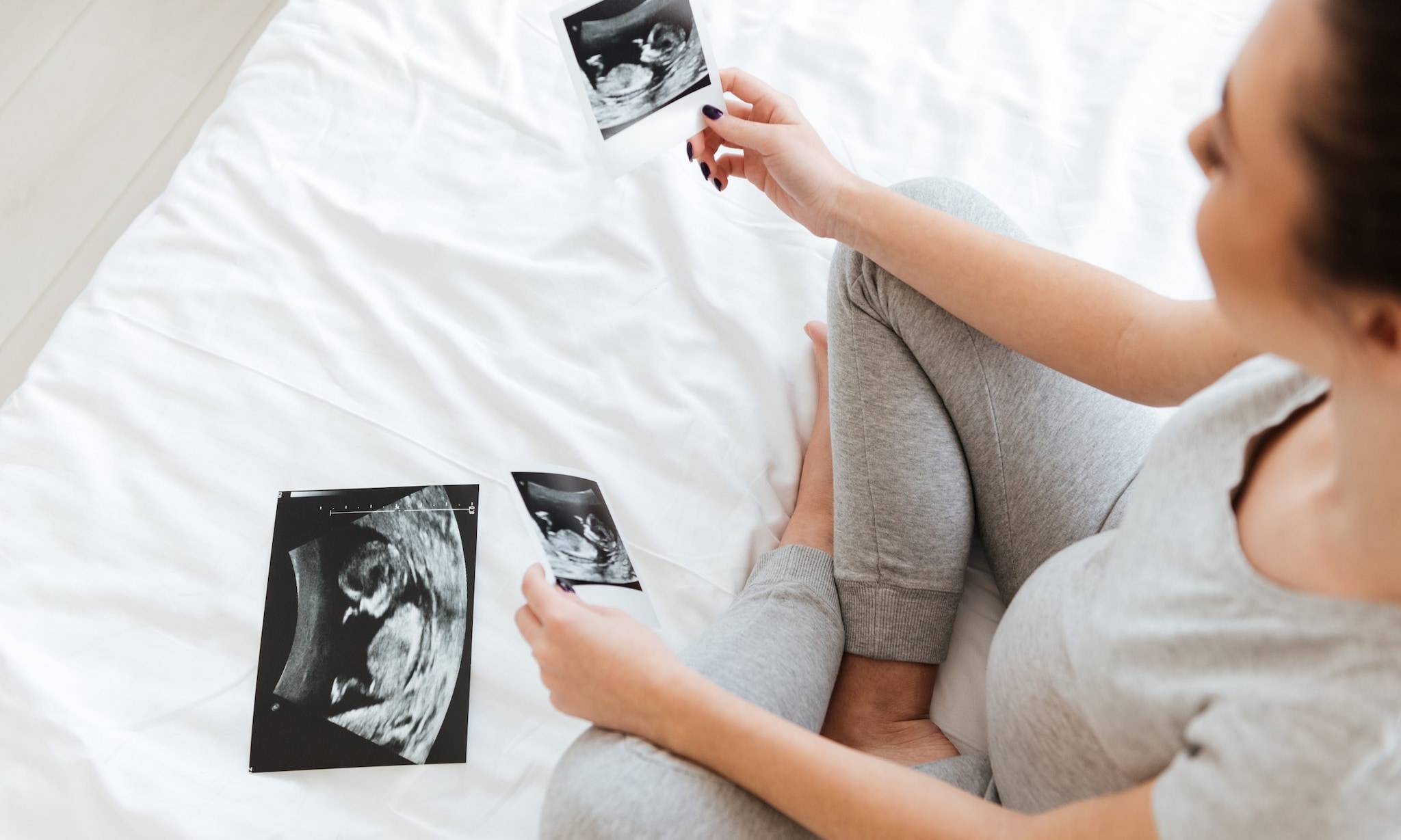 Vrouw ervaart stress tijdens zwangerschap Getty Images