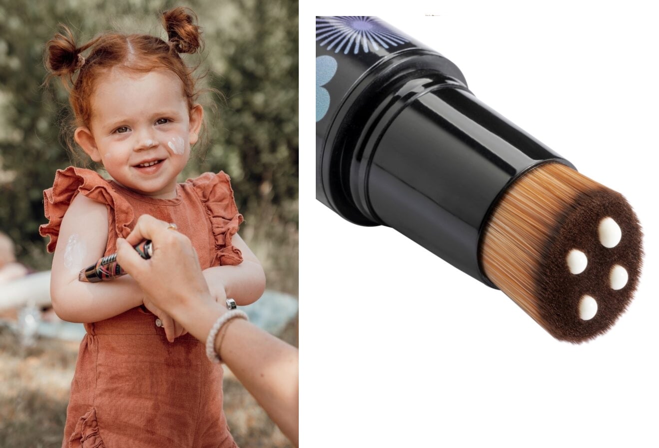 hervulbare zonnebrandkwast AMICI AMICI Cosmetics