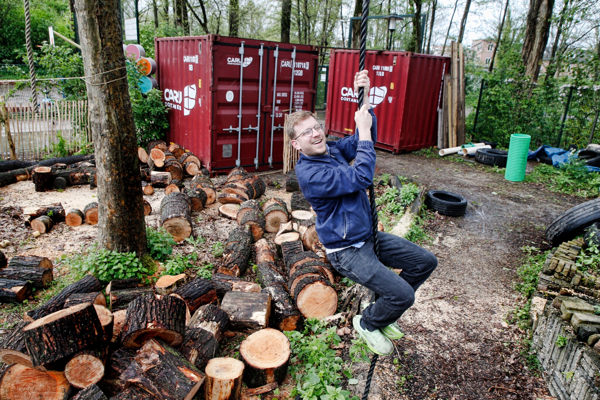 Bart Snijders is coördinator van de speelplek fotograaf: Ruud Voest