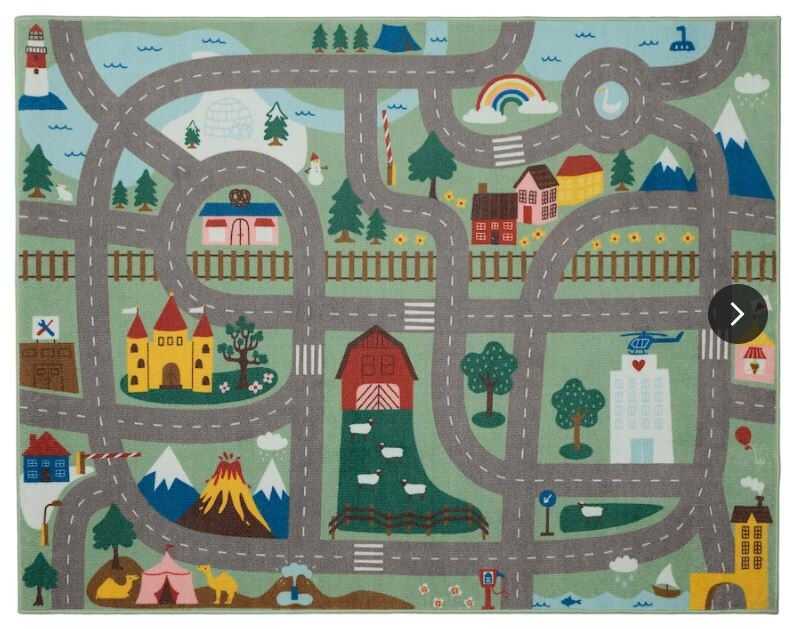 Het VALLABY autospeelkleed van Ikea Ikea