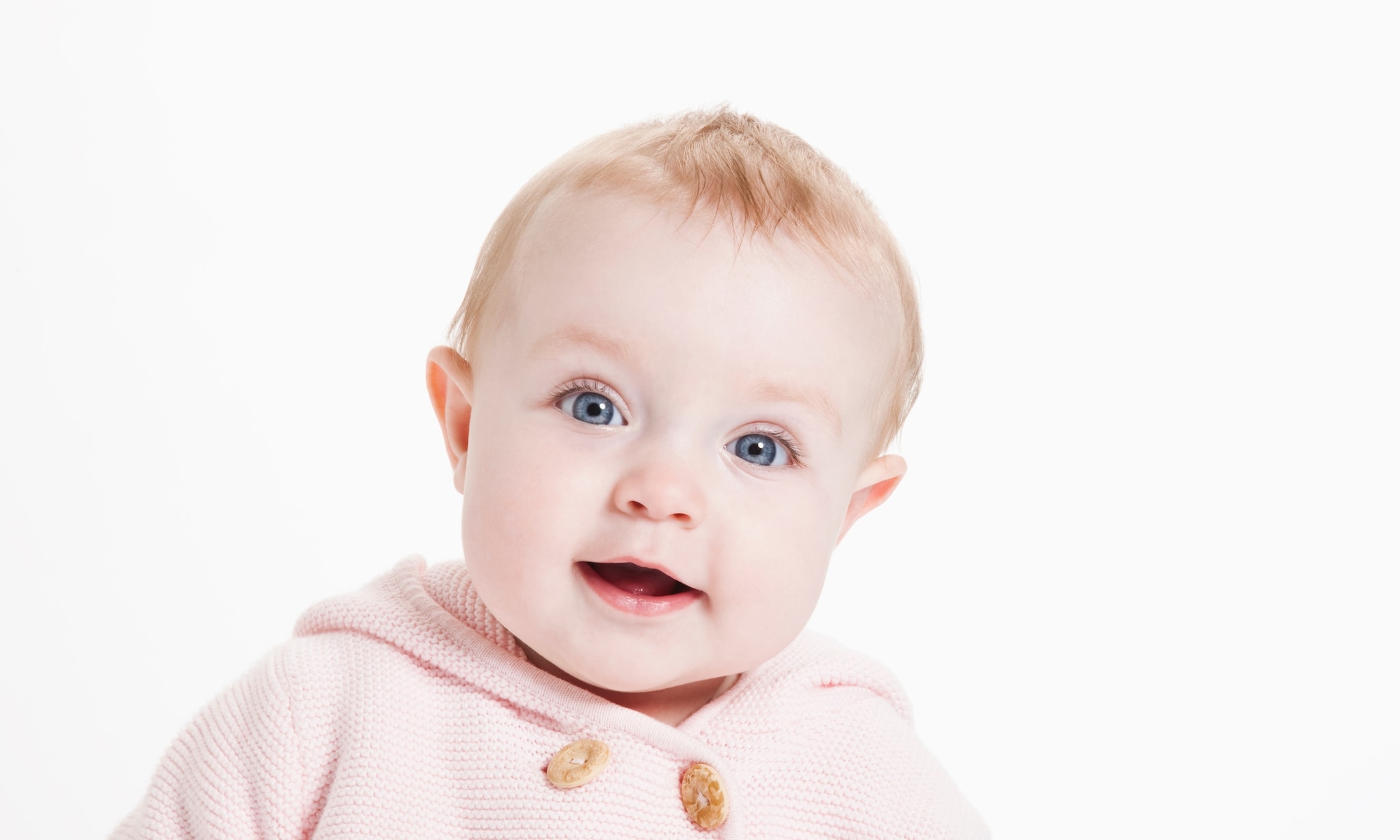 Baby of peuter op de foto voor paspoort Getty Images