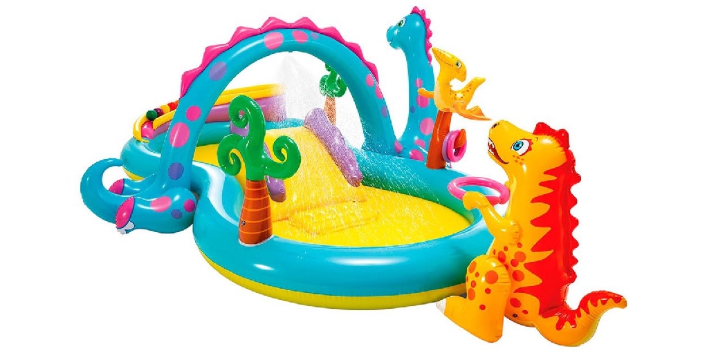Opblaasbad dino's Intex