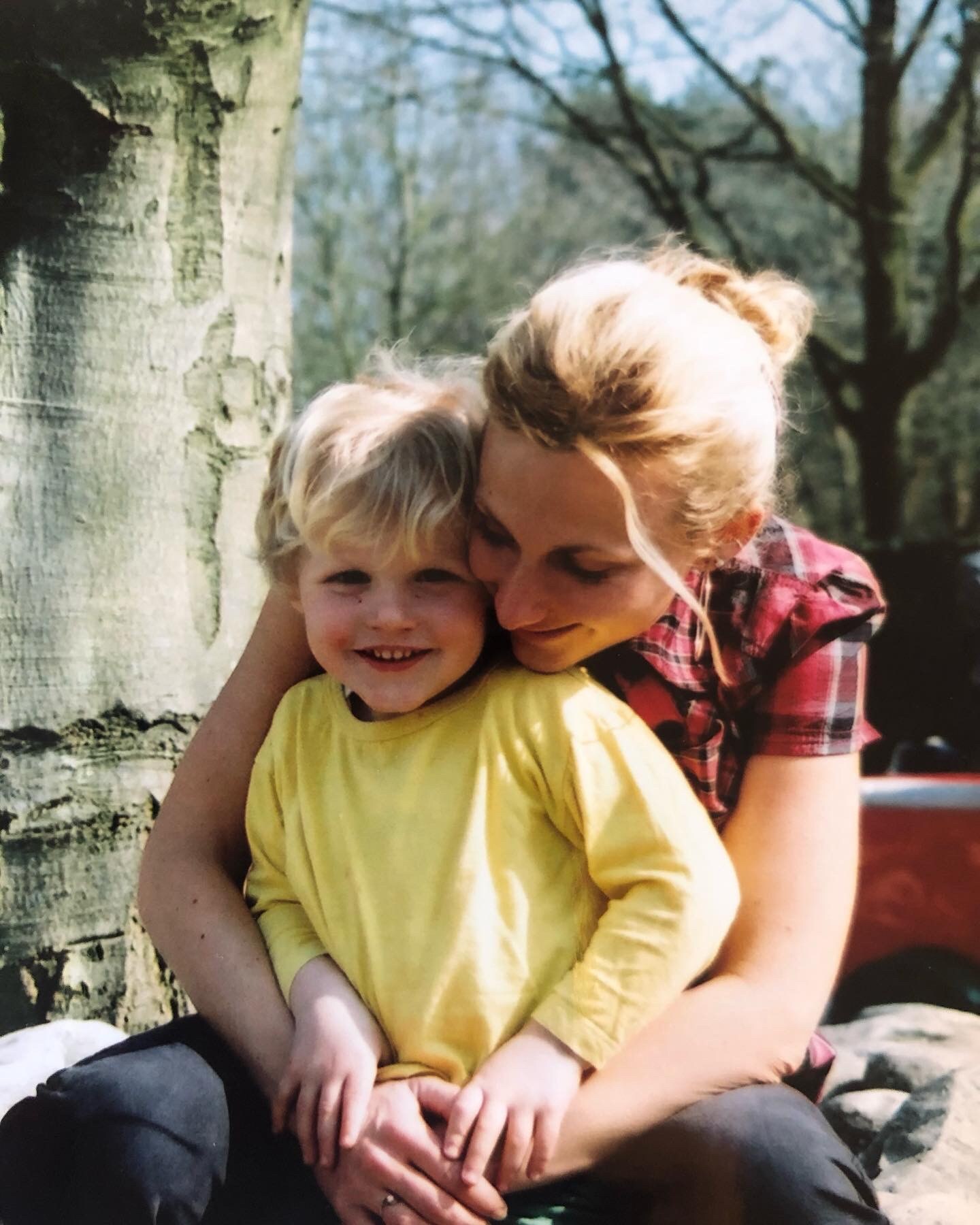 Esther en de jonge Marijn. Privé foto