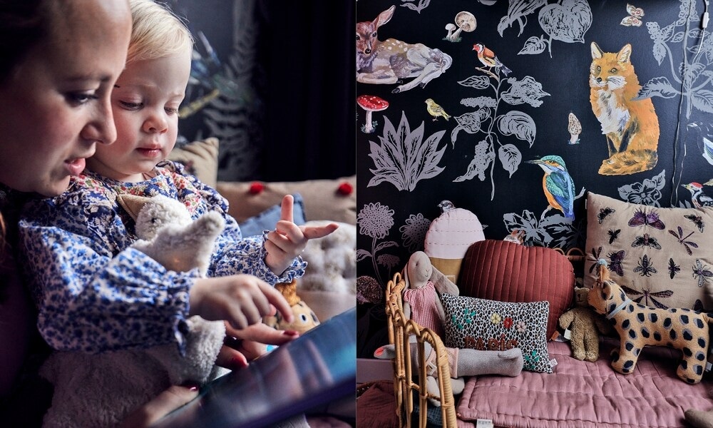 babykamertrends 2024 - zwarte accenten Kim Krijnen
