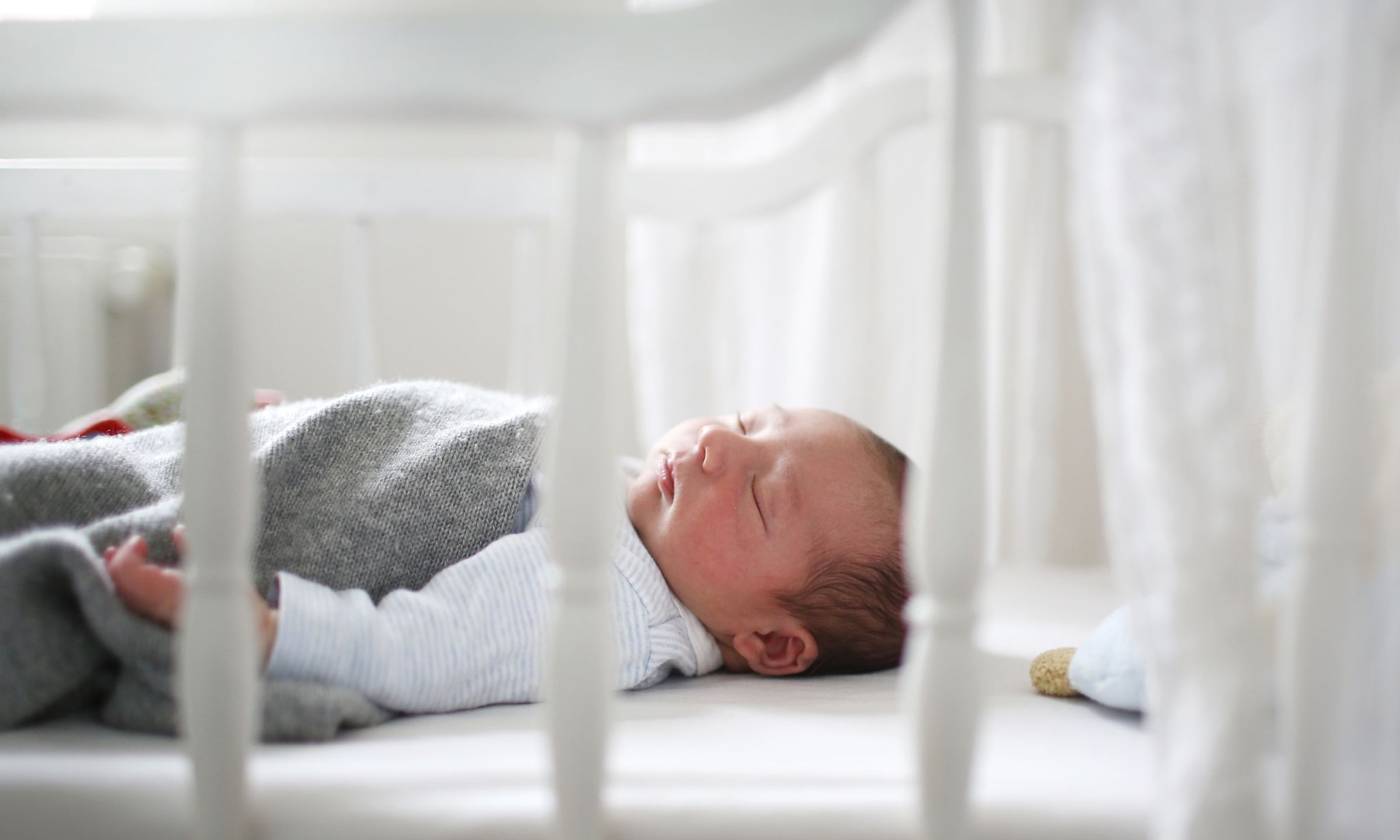 Babybedje Getty Images