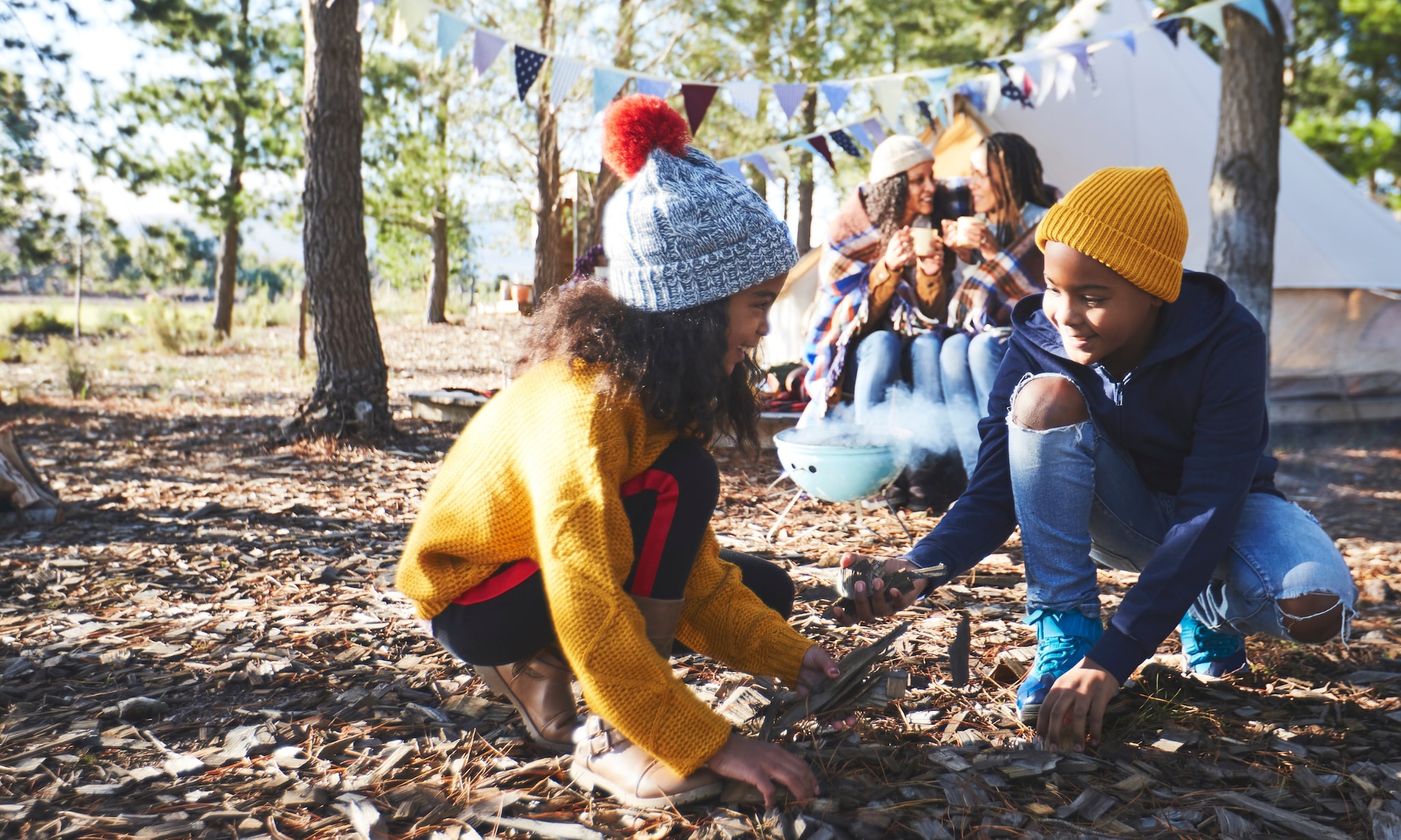 gezin beleeft geweldige herfstvakantie in 2024, de mooiste bestemmingen Getty Images