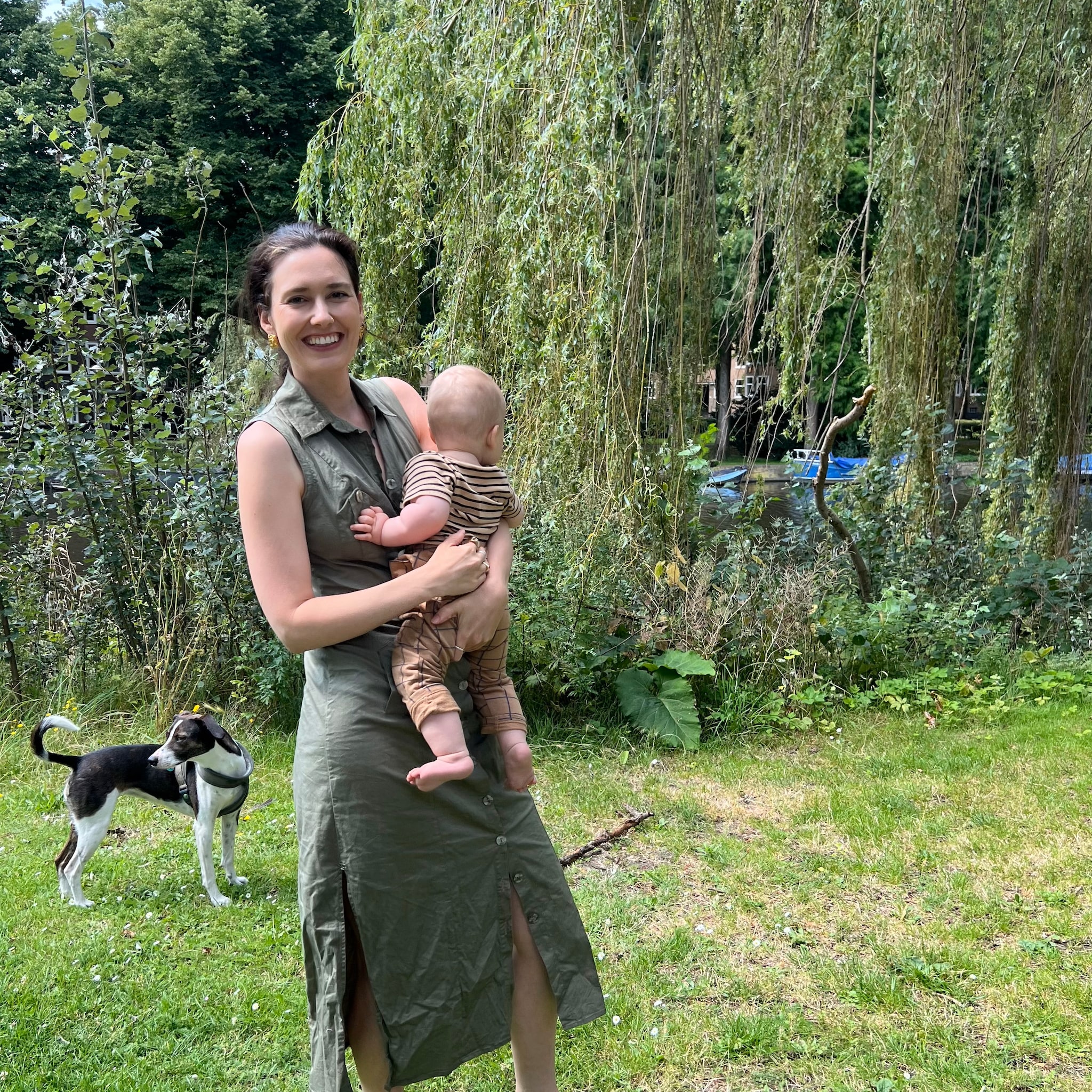lisa stel van lisa goes vegan met zoontje tobi en hond croky Lisa Stel