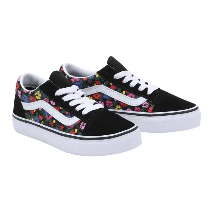 vans kindersneakers gebloemd VANS