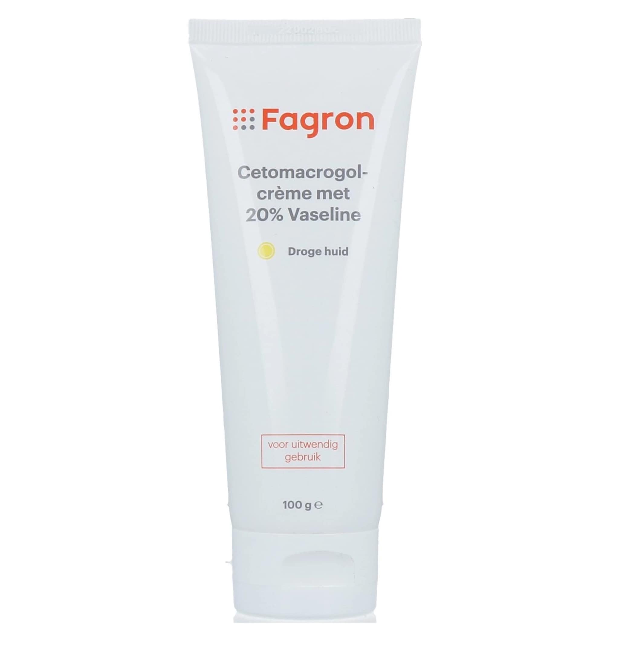 Fagron Cetomacrogol creme 20% vaseline Fagron