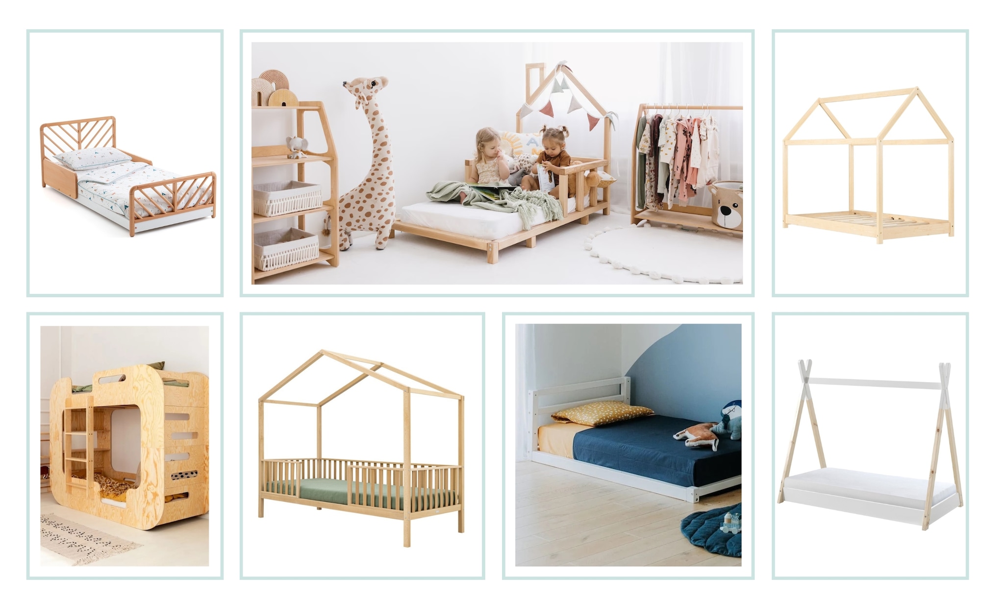 selectie van lage montessoribedden (en waarom je baby ook al in een vloerbed kan slapen) Ouders van Nu