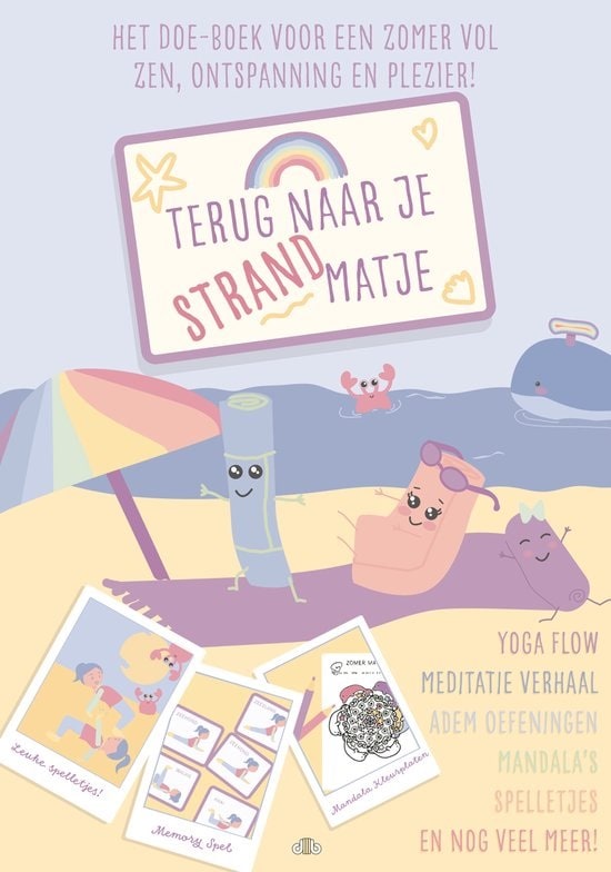 terug naar je strandmatje doeboek Uitgeverij de Brouwerij