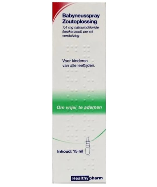 neusspray baby zoutoplossing Healthypharm
