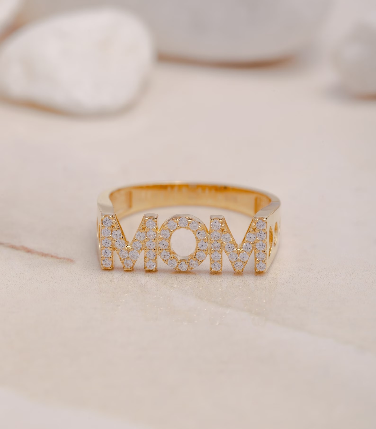 mom ring dupe hailey bieber Bex Jewelry USA