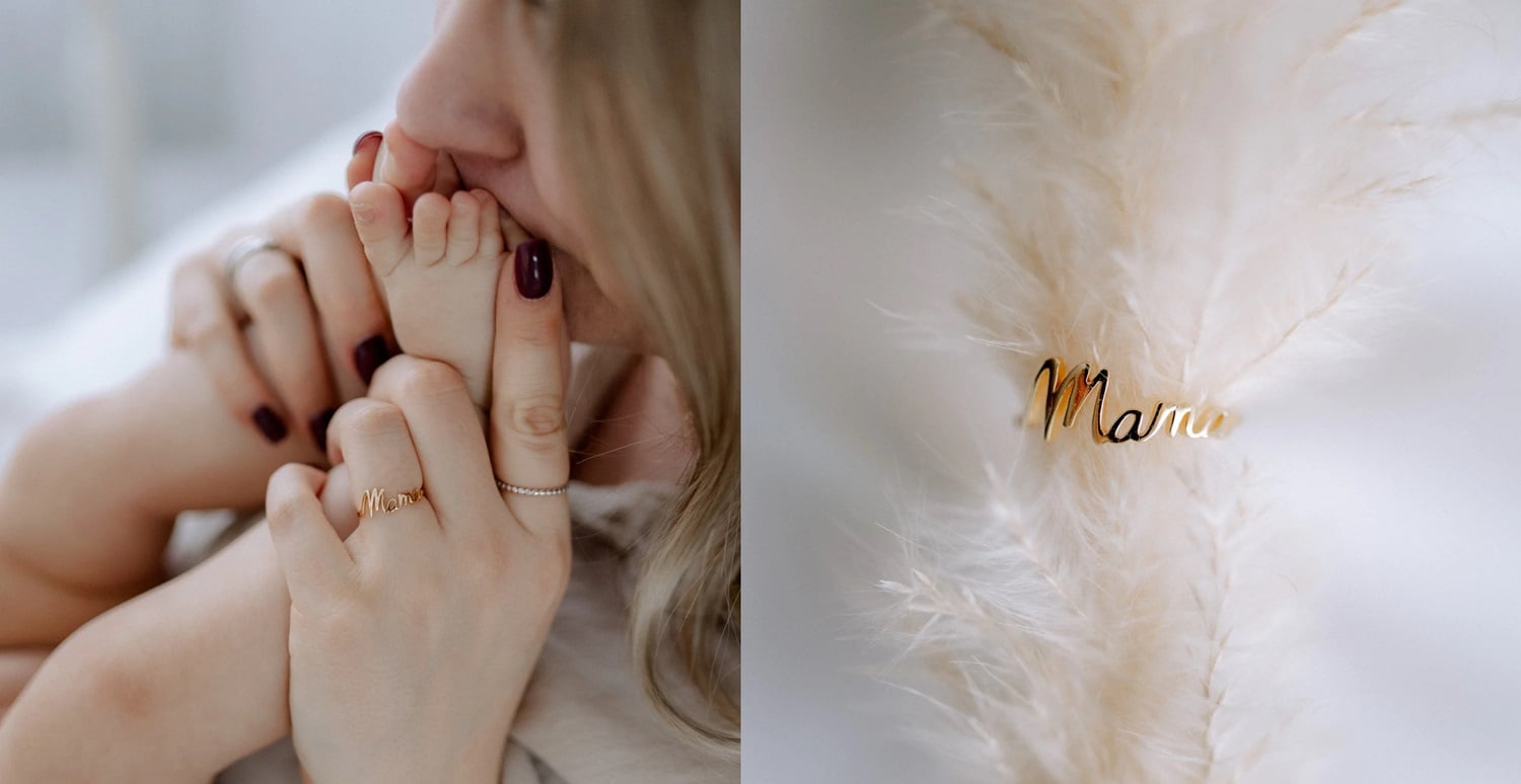 mama ring etsy Vimini Fashion