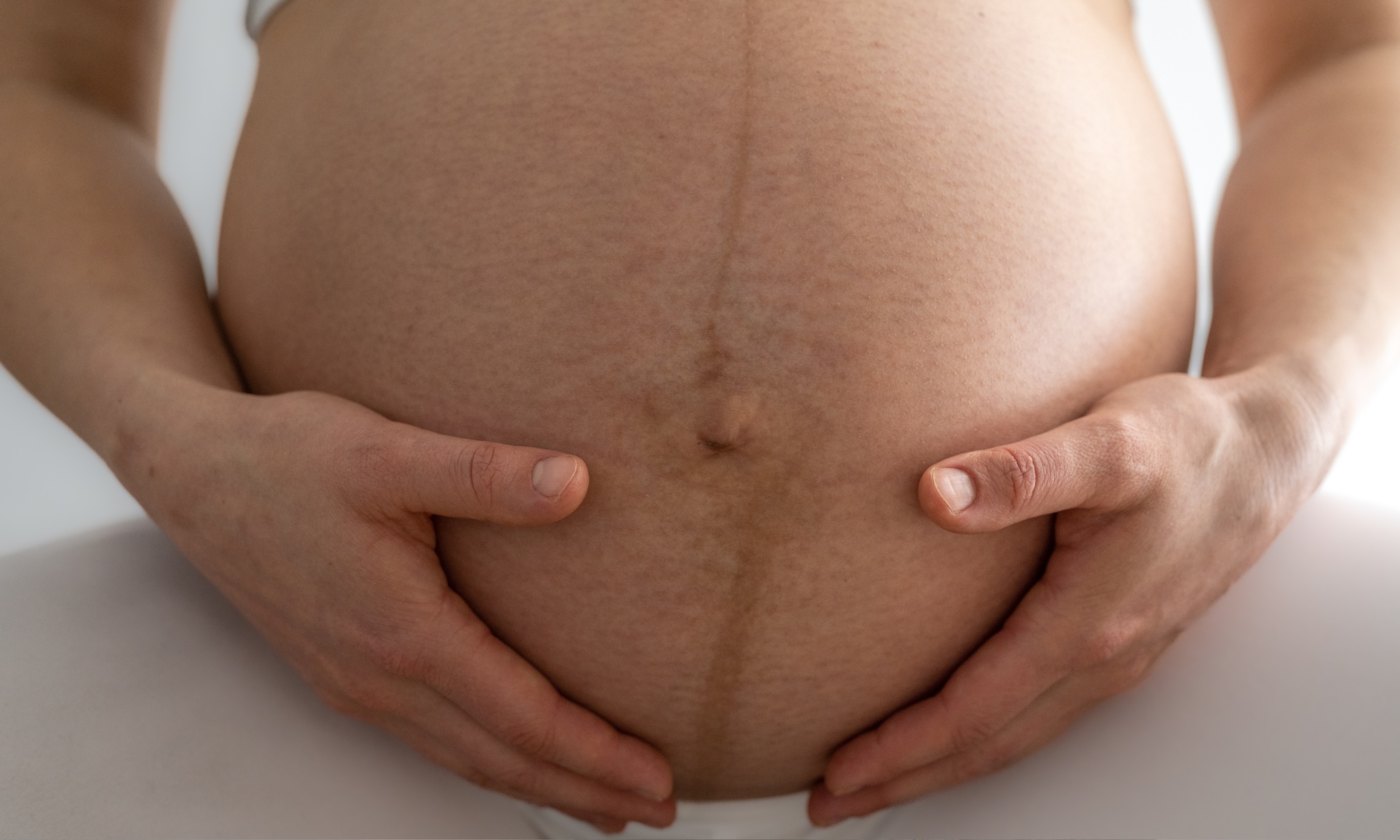 linea nigra zwangerschapsstreep Getty Images