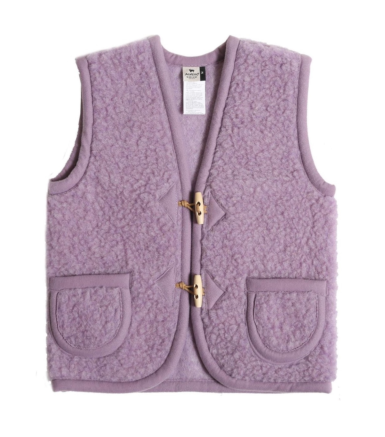 Alwero wollen bodywarmer lila Alwero