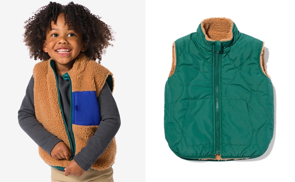 hema reversible bodywarmer kind HEMA