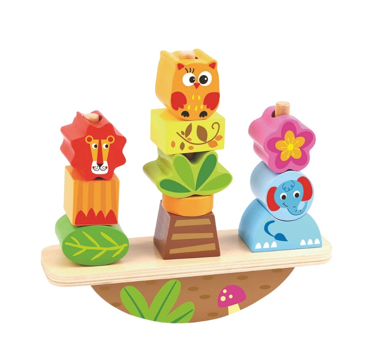 educatieve spelletjes 2 jaar - Dr. Infant Jungle Balans Stapelspel Dr. Infant