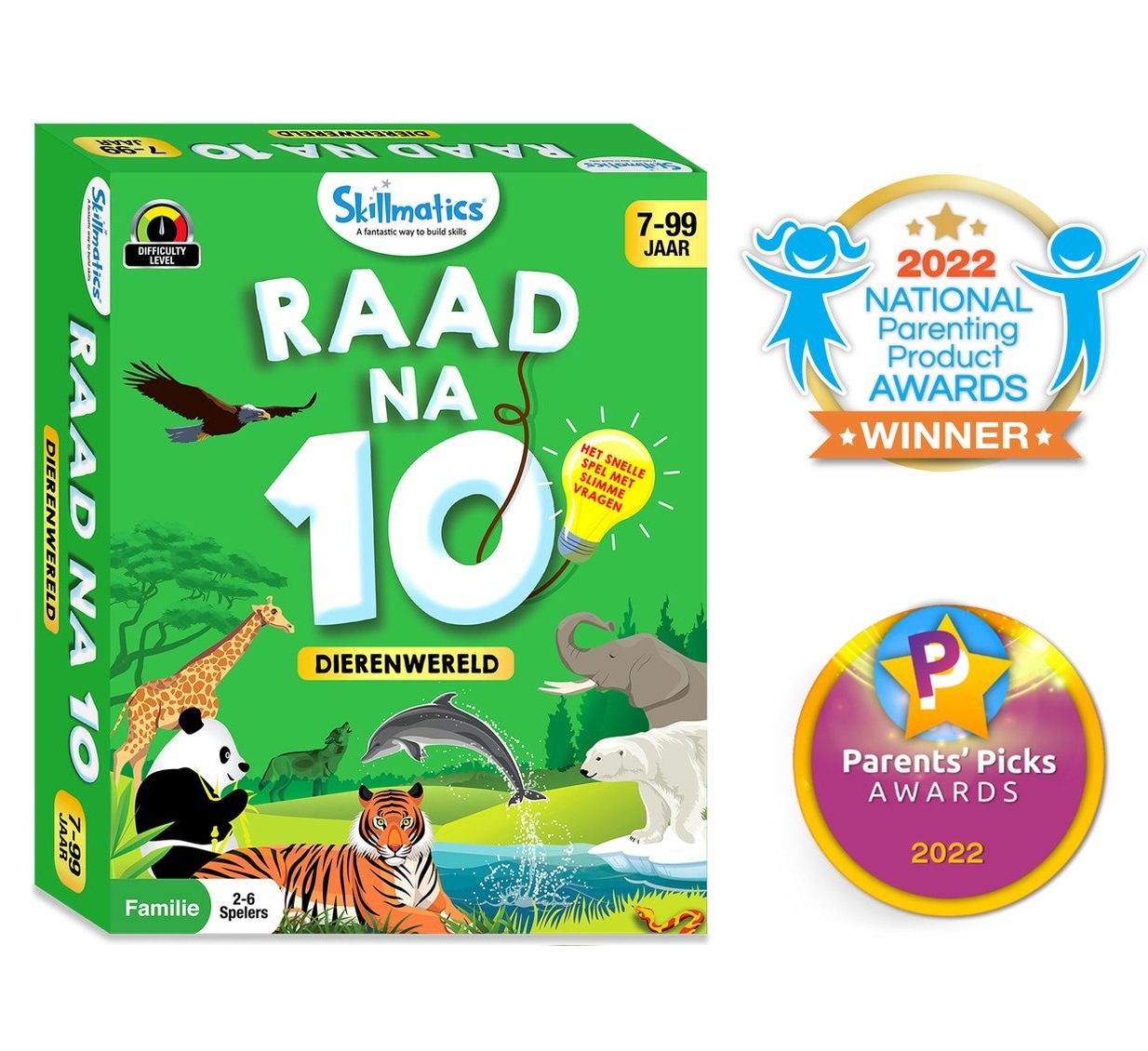 raad na 10 - educatieve spelletjes Skillmatics