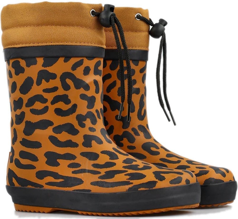 FashionBootZ gevoerde regenlaarzen panterprint FashionBootZ