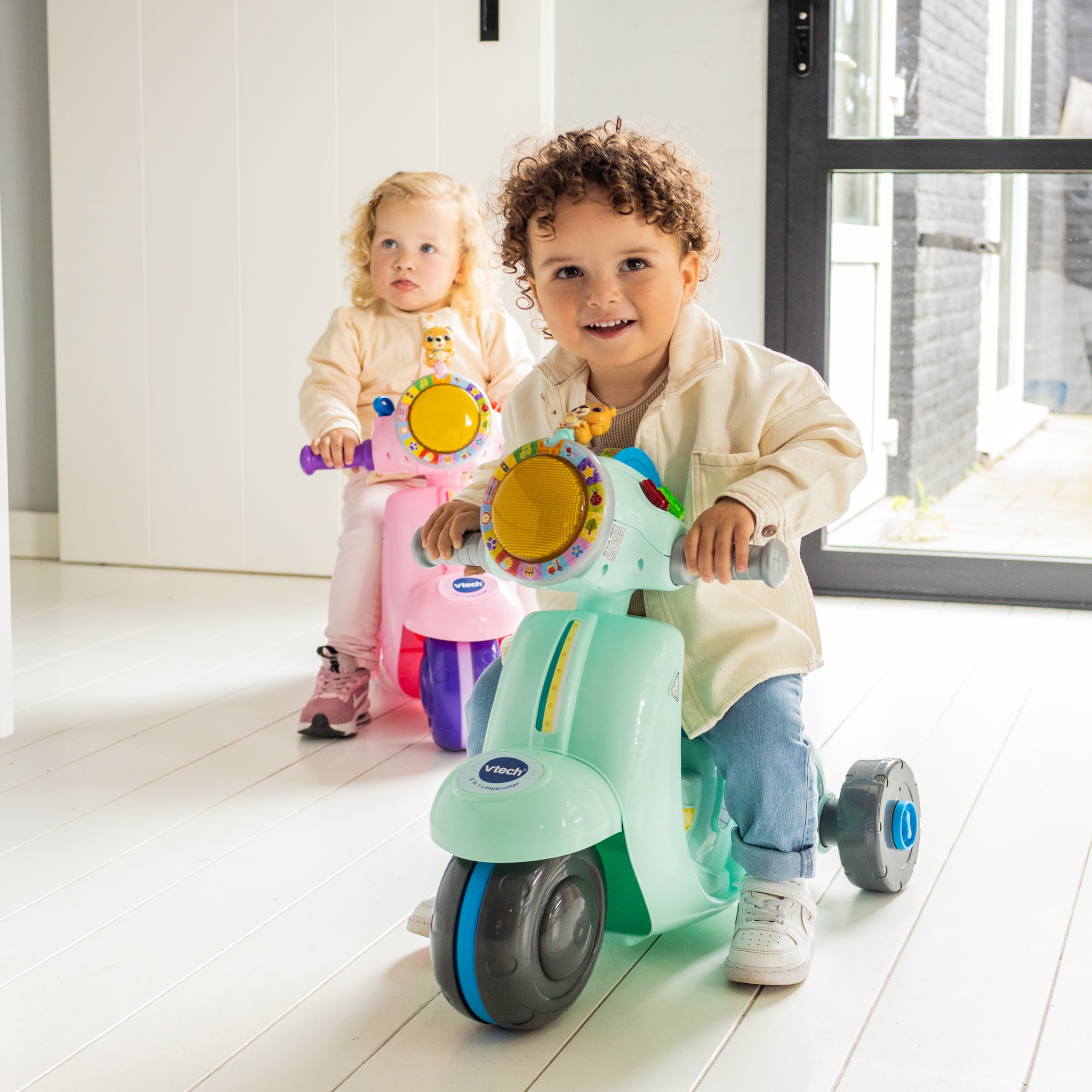 de vtech 2 in 1 loopscooter testen meld je aan