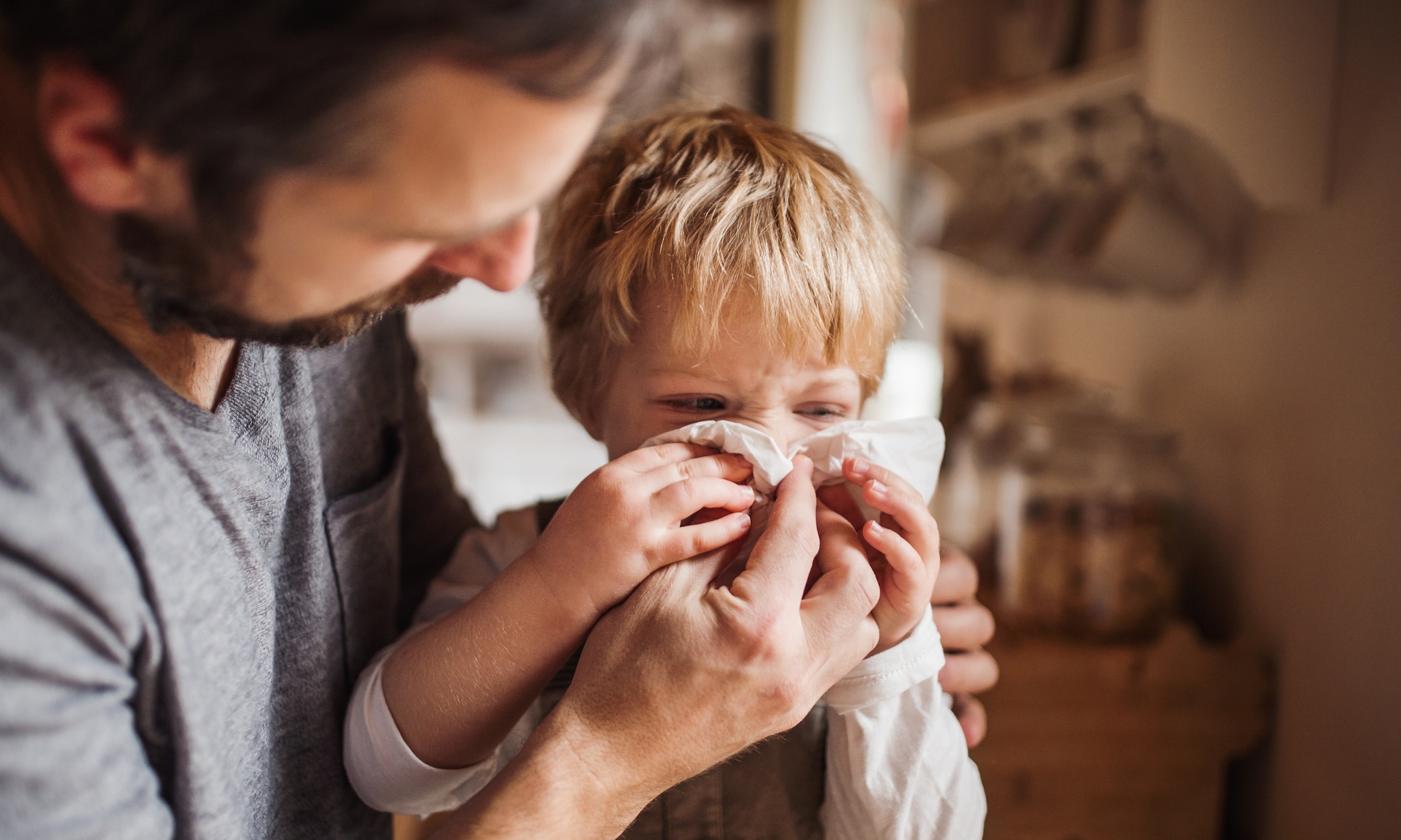 Kind ziek kinderopvang Getty Images