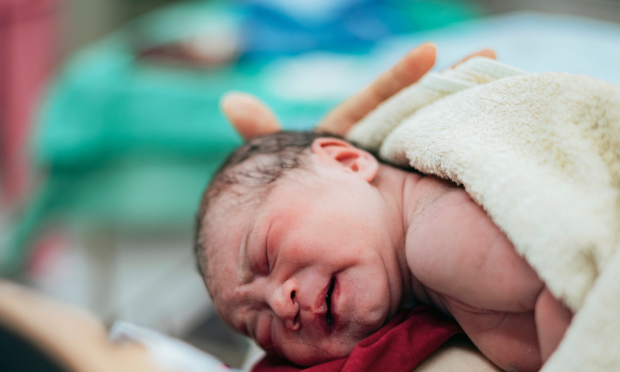 eerste ademhaling baby Getty Images