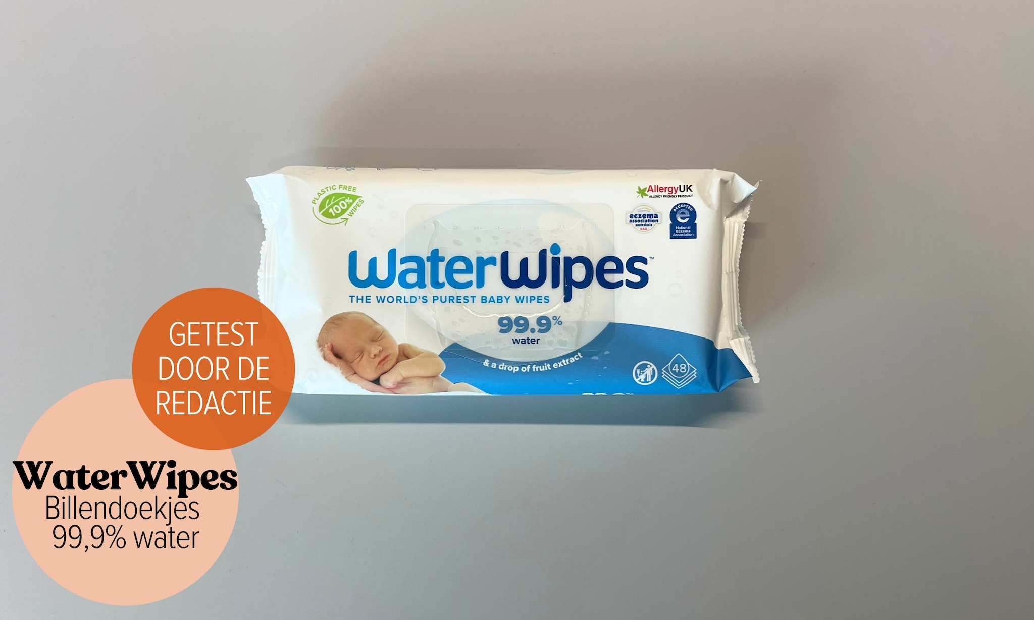 waterwipes 99,9% water billendoekjes Ouders van Nu