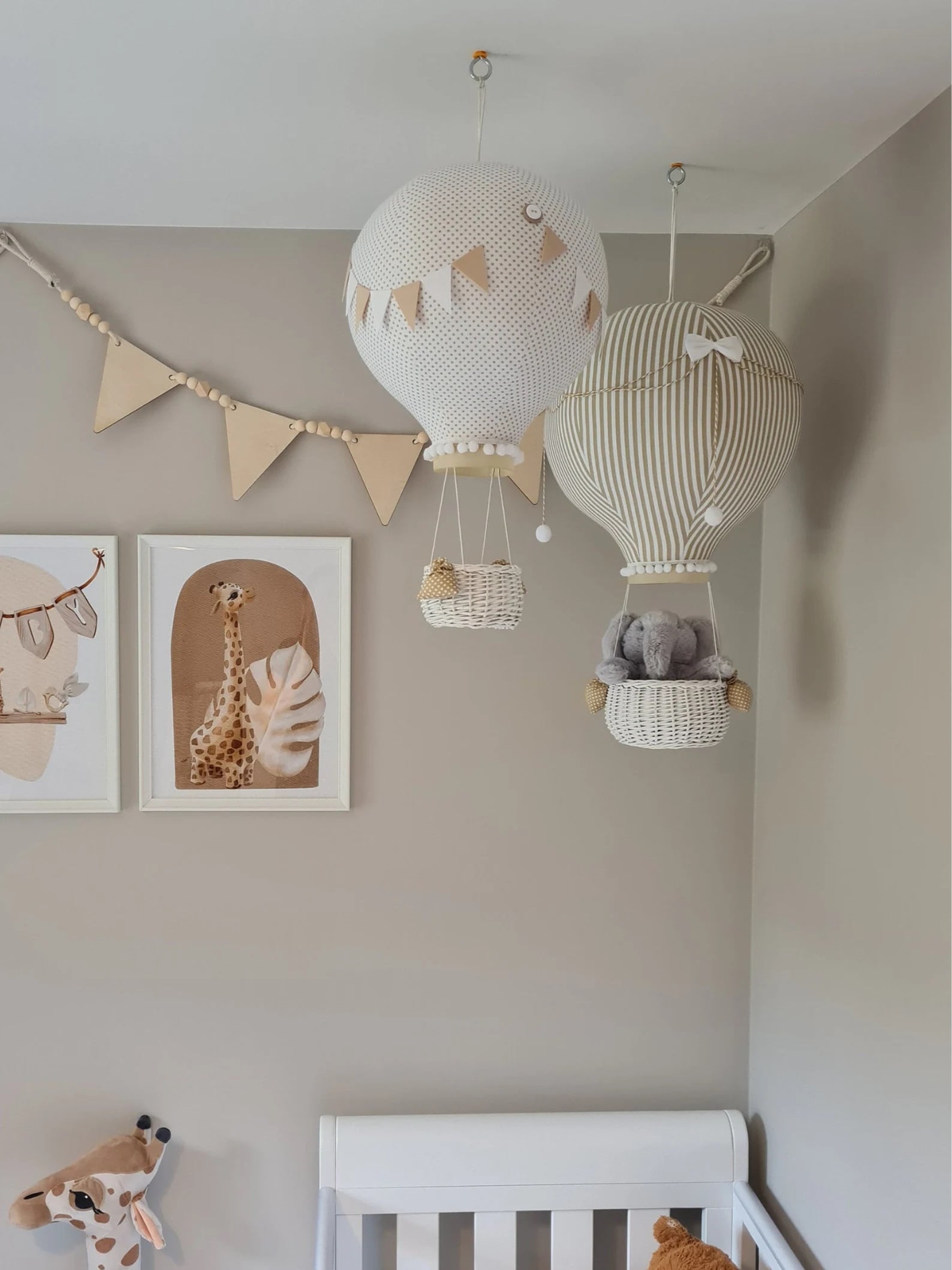 luchtballon mobiel babykamer Minty Form