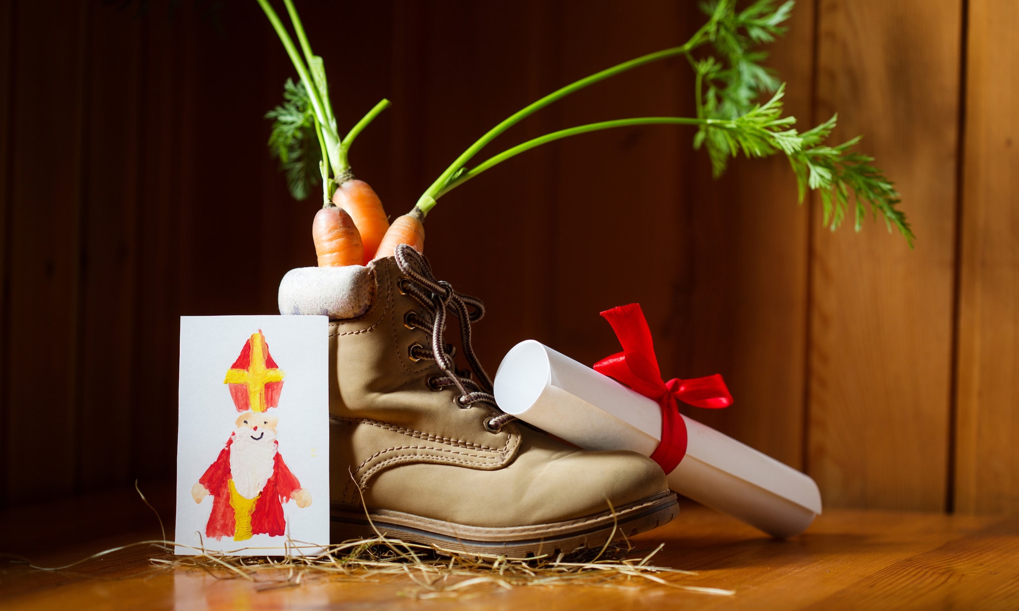 Hoe vaak schoen zetten bij Sinterklaas? Getty Images