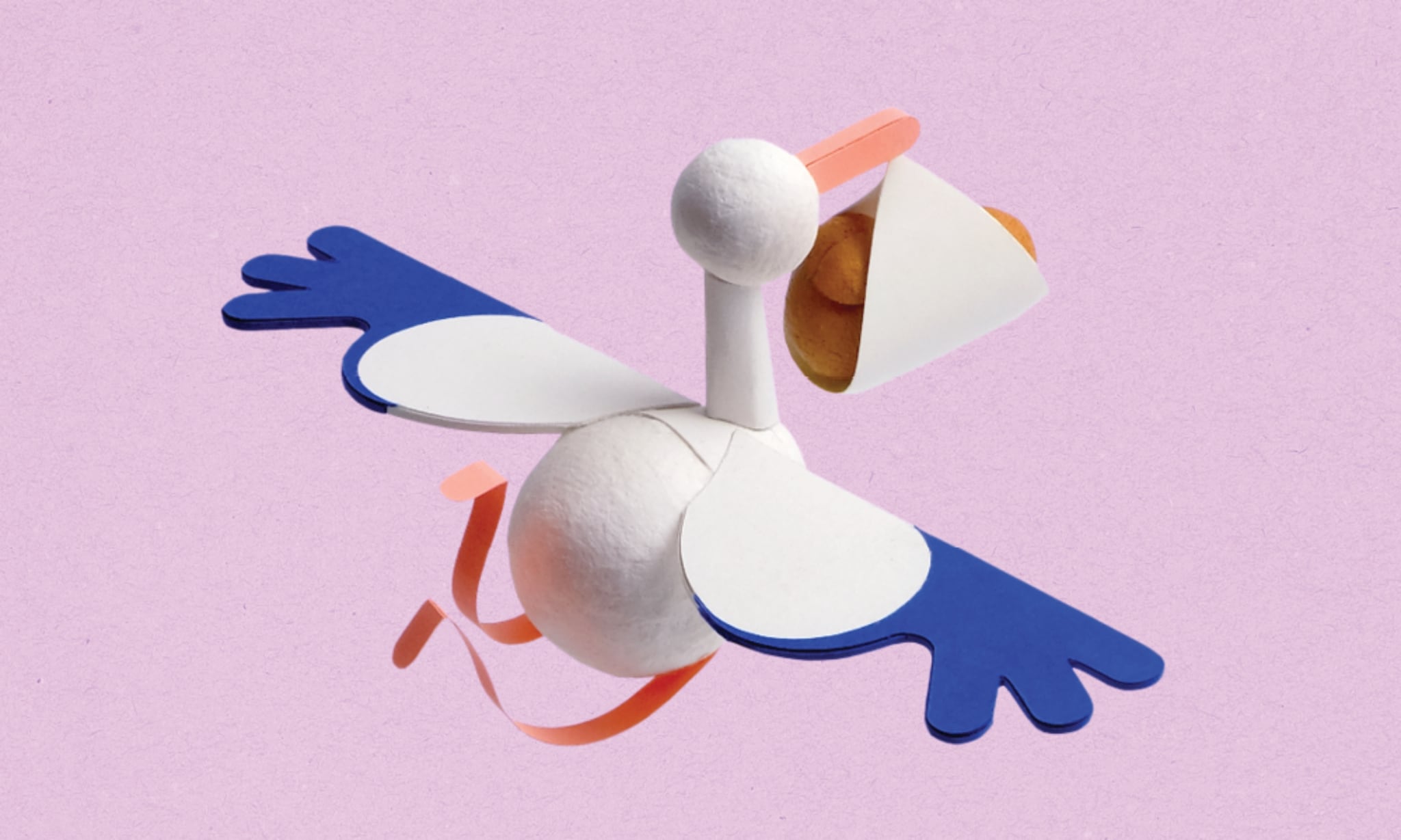 Kraamwerk Ooievaar Paars HR Beeld: Anna Bay