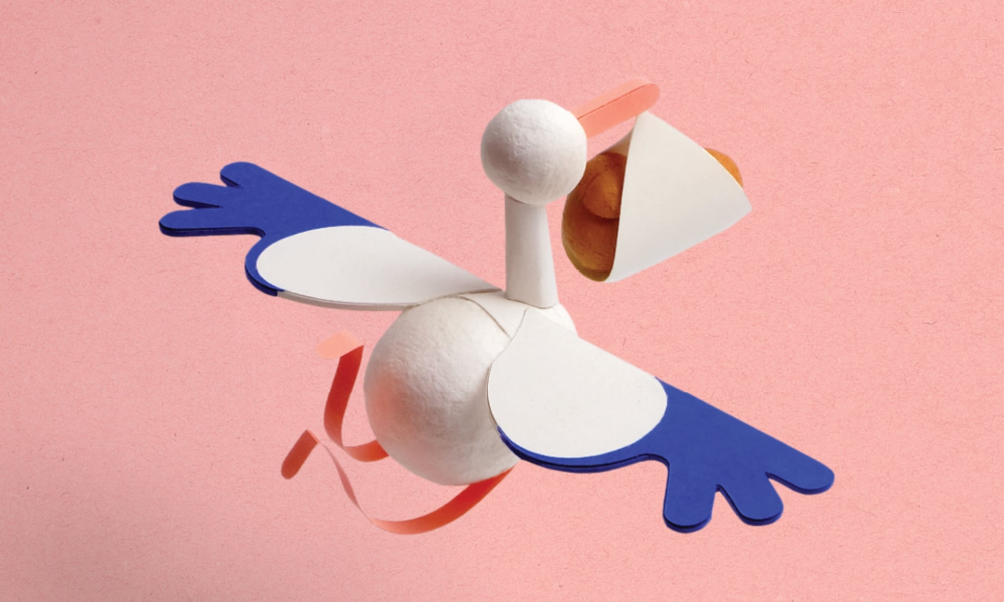 Kraamwerk Ooievaar Perzik HR Beeld: Anna Bay