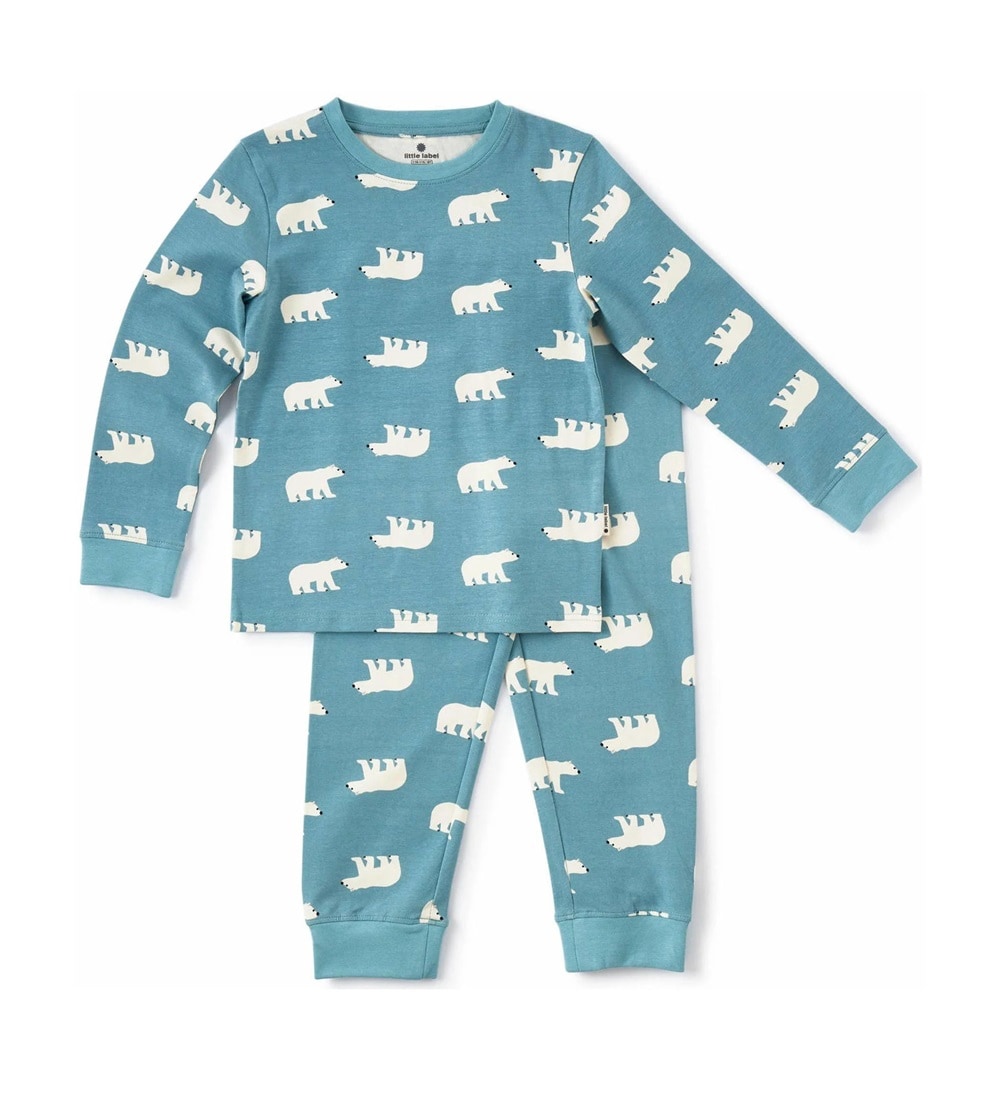 little lable kinderpyjama ijsberen Little Lable