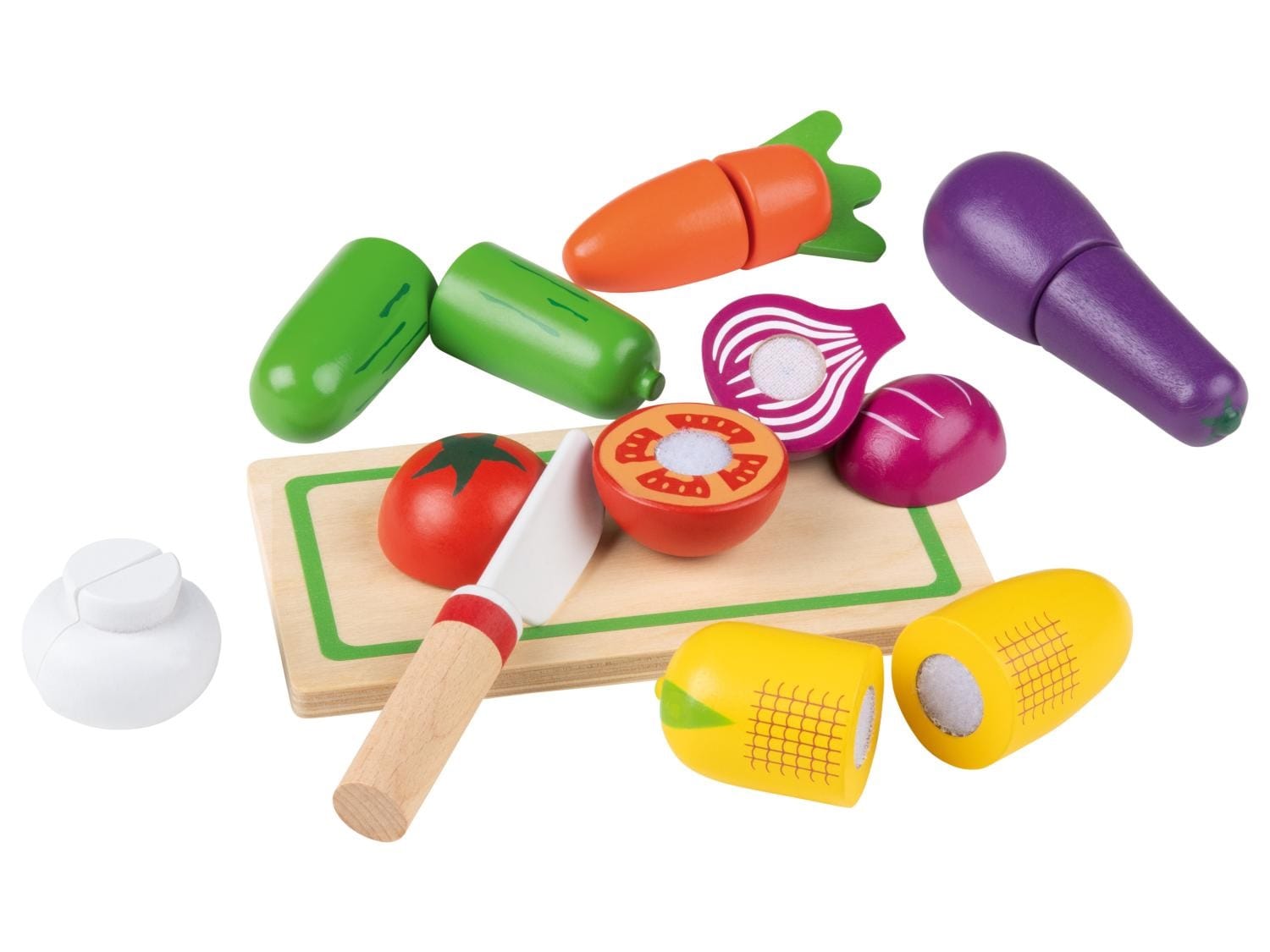 houten groenten snij set Playtive