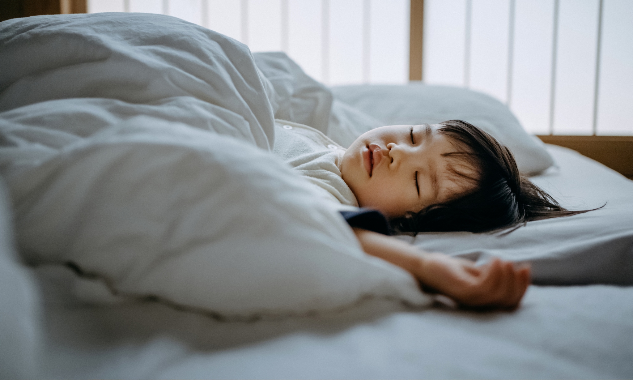 Vanaf wanneer is een dekbed voor je baby veilig? Getty Images