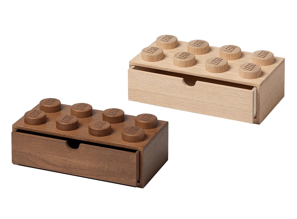 lego houten opbergers met lade LEGO