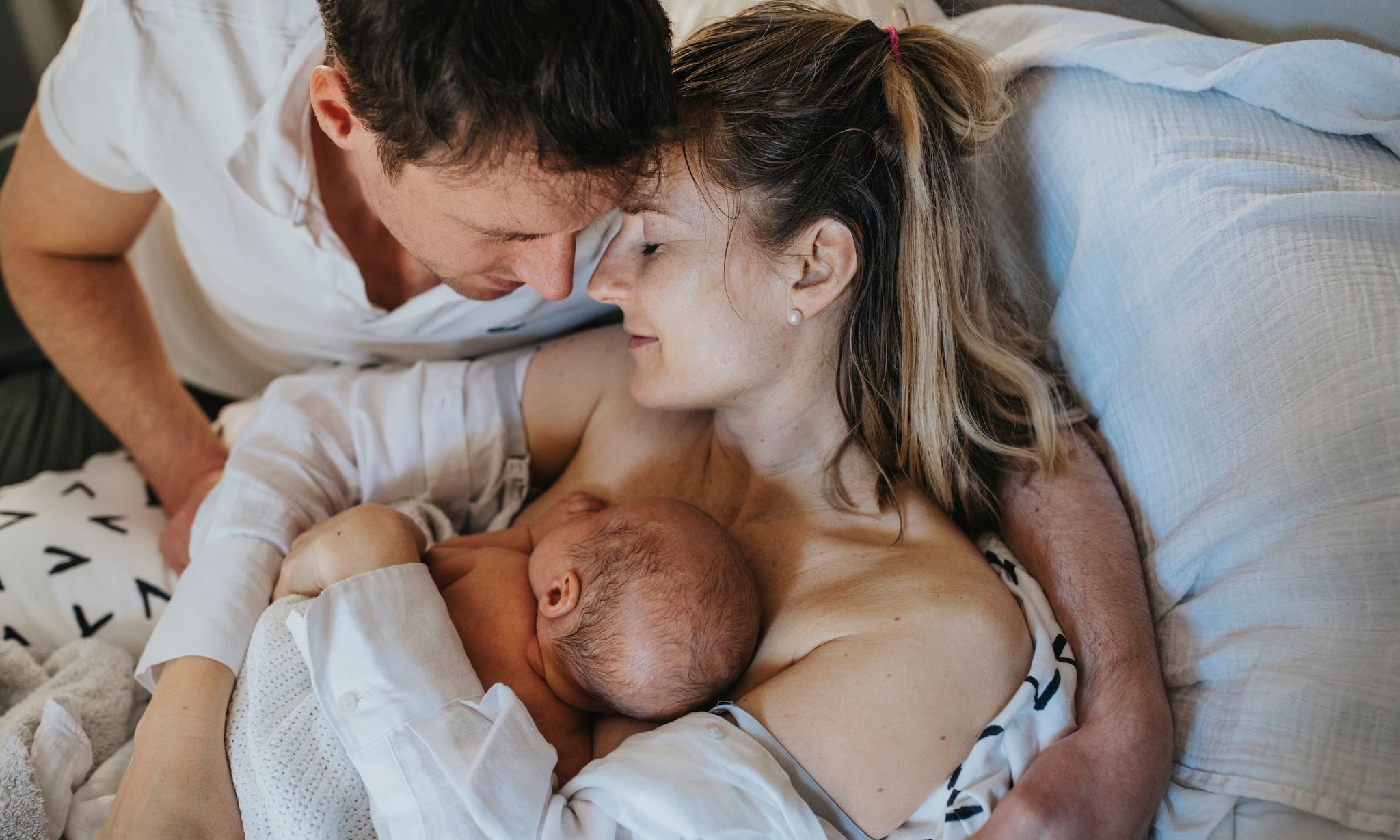 Hoe beleeft je baby de geboorte? Getty Images