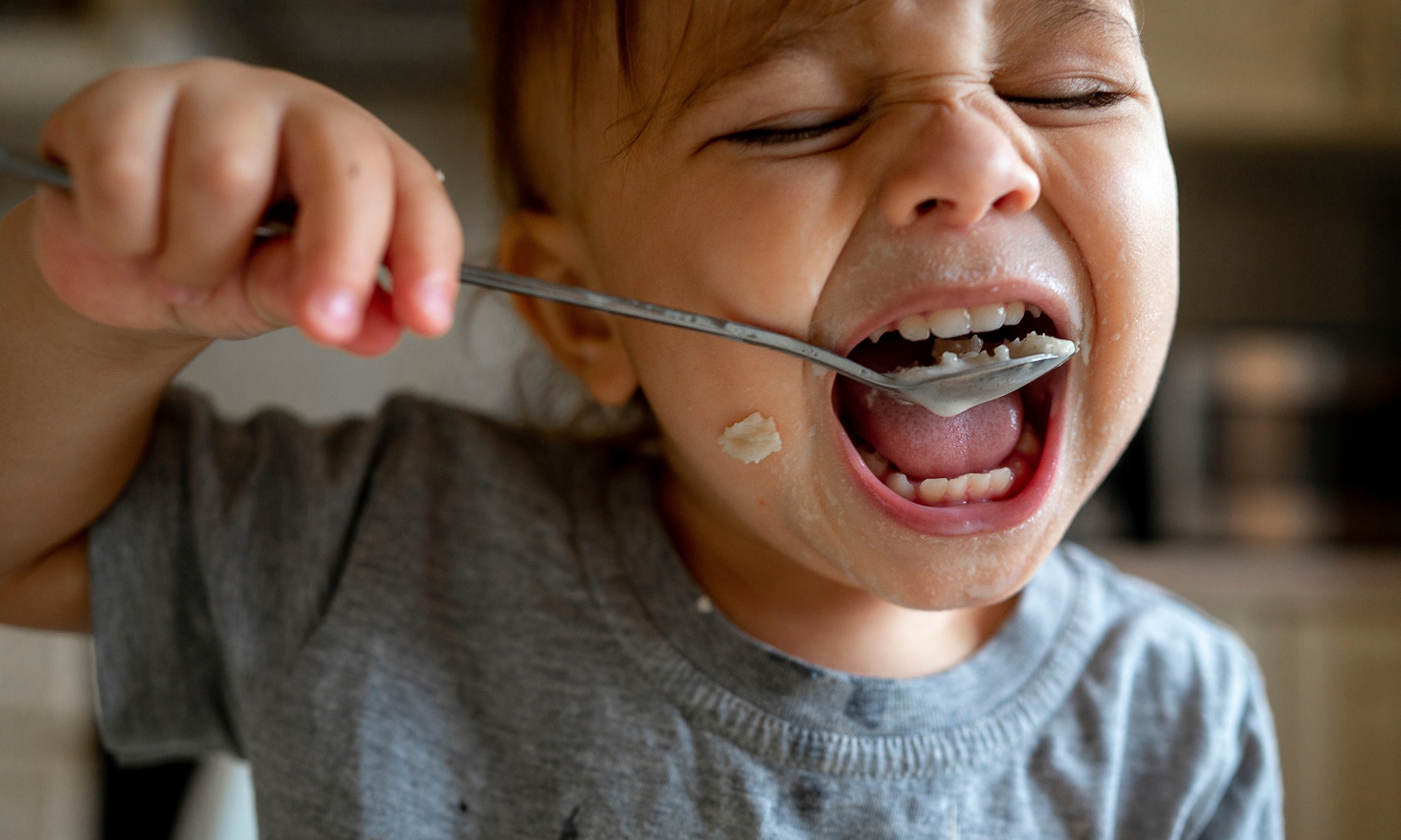 Voedingsschema dreumes en peuter: handige dagmenu’s Getty Images